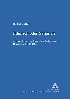 Ethnisch oder National?