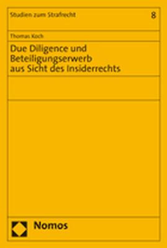 Due Diligence und Beteiligungserwerb aus Sicht des Insiderrechts