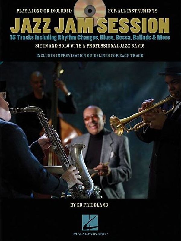 Jazz Jam Session: 15 Tracks Including Rhythm Changes, Blues, Bossa, Ballads & More [With CD (Audio)]
