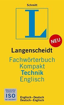 Langenscheidt Fachwörterbuch Kompakt Technik Englisch. Englisch-Deutsch/Deutsch-Englisch