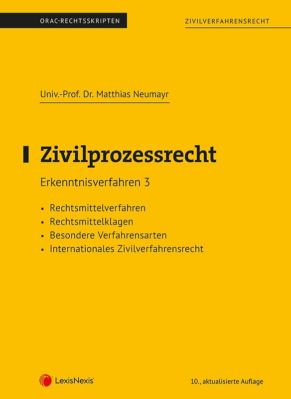 Zivilprozessrecht Erkenntnisverfahren 3 (Skriptum)