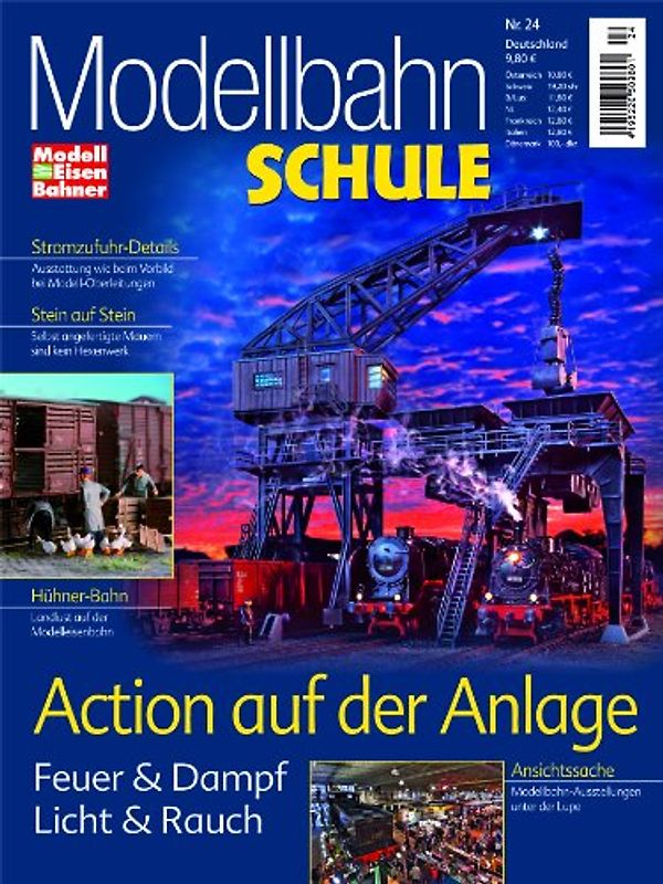 MEB Modellbahn Schule: Nr. 24 - Action auf der Anlage - Feuer & Rauch, Licht & Rauch [Broschiert]