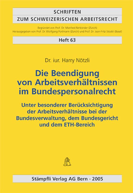 Die Beendigung von Arbeitsverhältnissen im Bundespersonalrecht