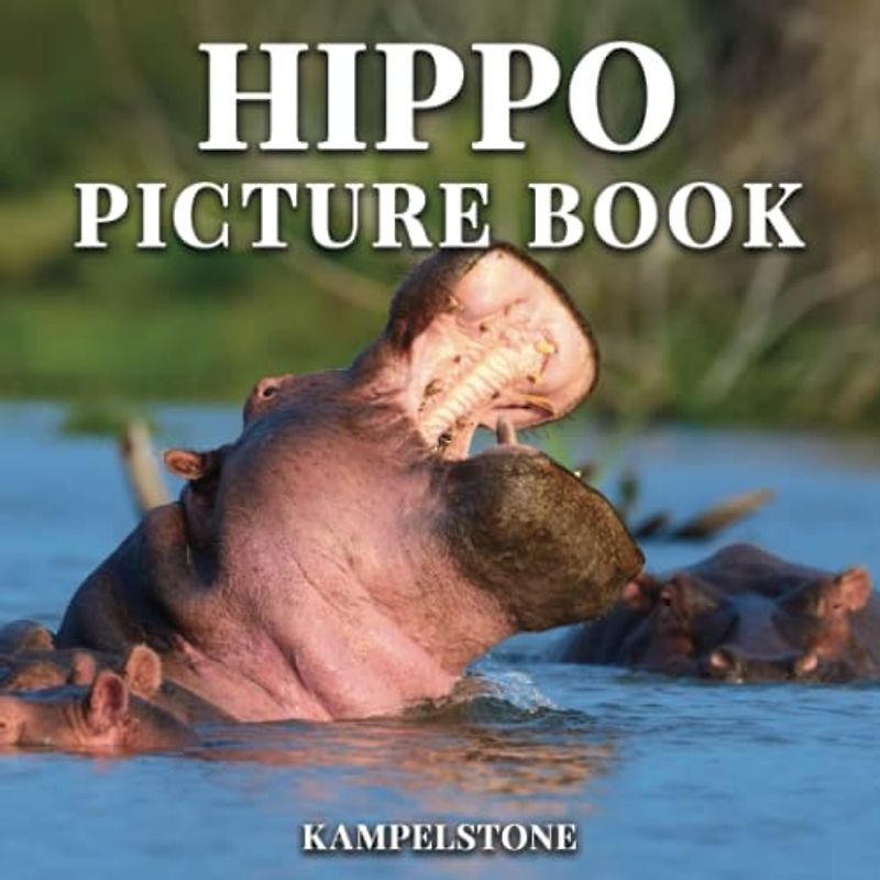 Hippo Picture Book: 100 Beautiful Images of Hippopotamuses - Perfect Housewarming Gift or Softcover Coffee Table Book Decor