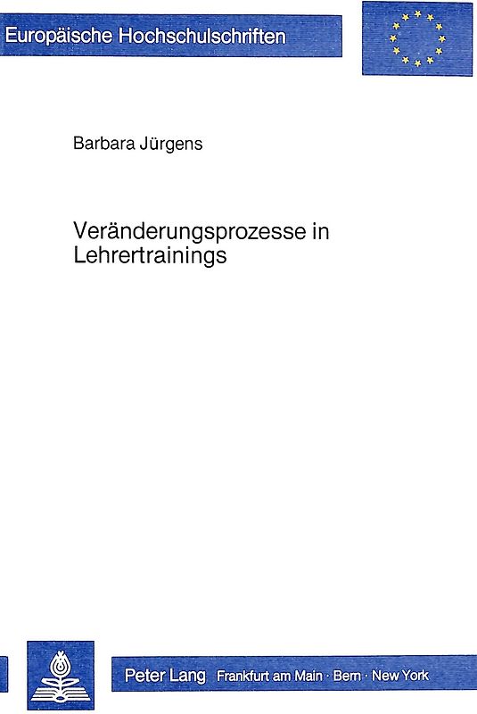 Veränderungsprozesse in Lehrertrainings