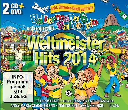 Various - Ballermann 6 Balneario Präs.die Weltmeister Hits (2CD+DVD)