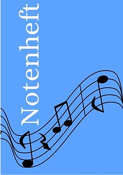 Notenheft: DIN A4 Notenlinienheft | 200 Seiten mit 12 Notenzeilen / Systeme pro Blatt | Papier 90g/m² | Musikheft mit Notenlinien