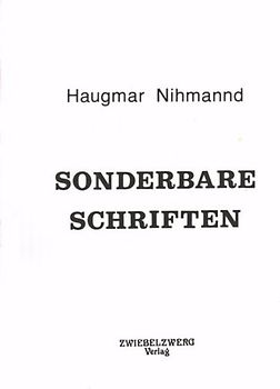 Sonderbare Schriften