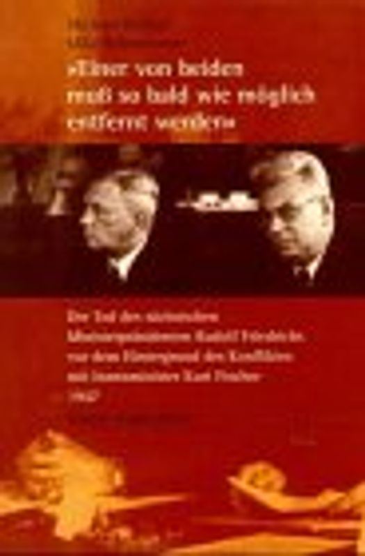 "Einer von beiden muss so bald wie möglich entfernt werden". Der Tod des sächsischen Ministerpräsidenten Rudolf Friedrichs vor dem Hintergrund des Konfliktes mit Innenminister Kurt Fischer 1947. Eine Expertise des Hannah-Arendt-Instituts im Auftrag der Sächsischen Staatskanzlei