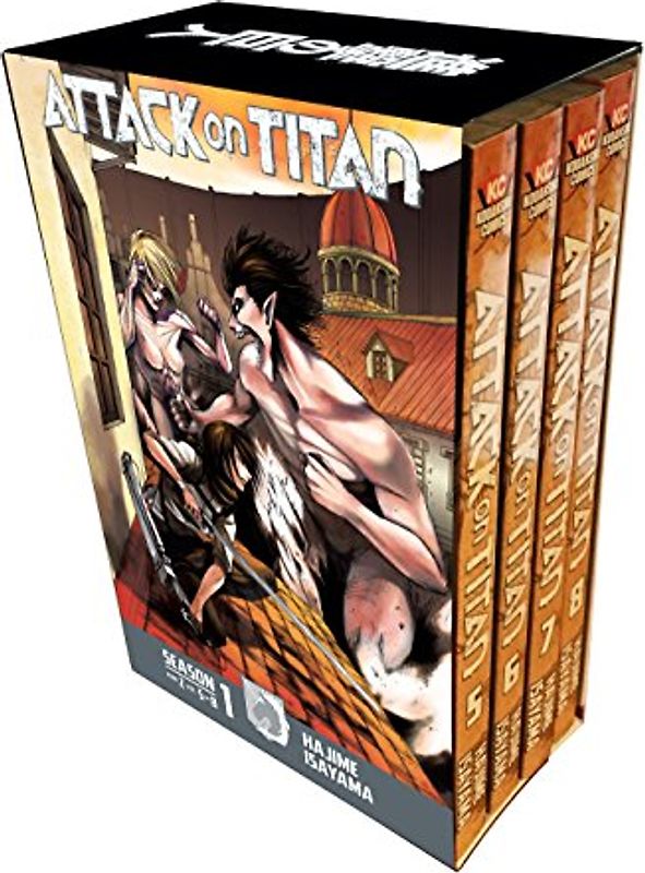 Attack on Titan Season 1 Part 2 Manga Box Set