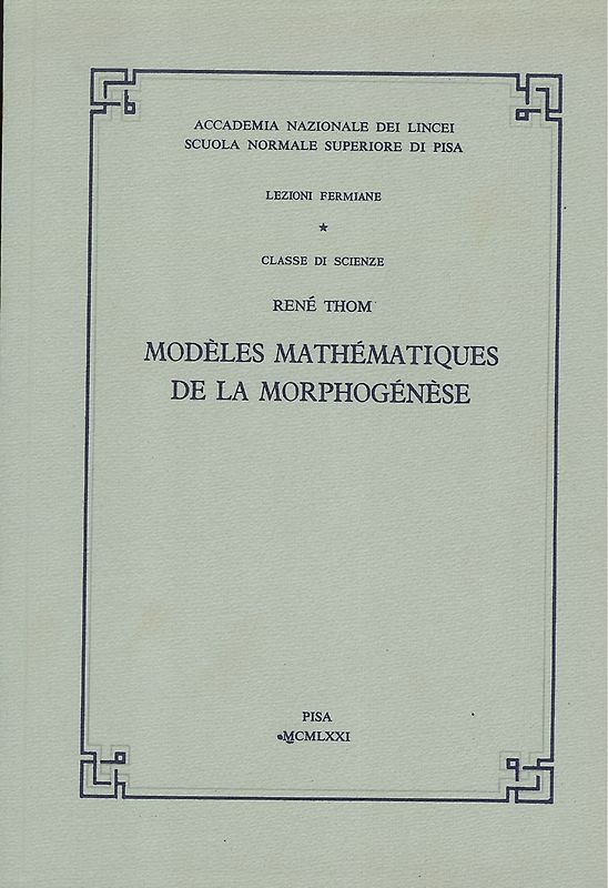 Modèles mathématiques de la morphogénèse