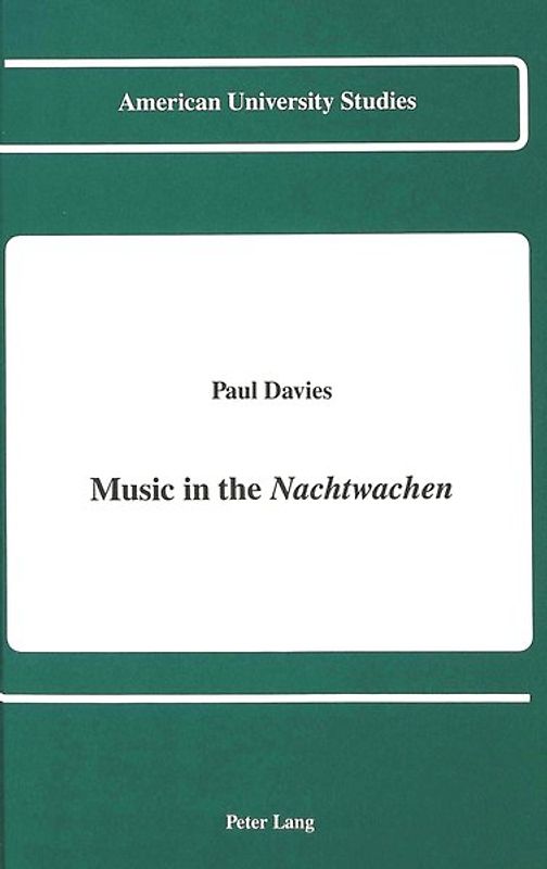 Music in the «Nachtwachen»