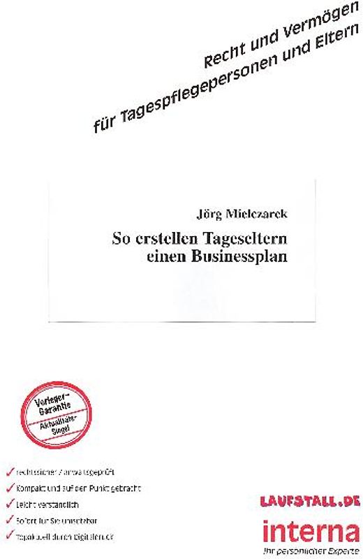 So erstellen Tageseltern einen Businessplan