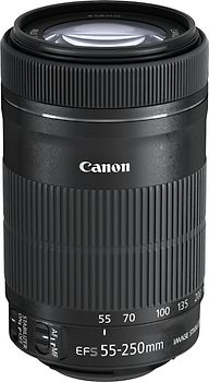 Canon EF-S 55-250 mm F4.0-5.6 IS STM 58 mm Filtergewinde (Canon EF-S Anschluss) schwarz