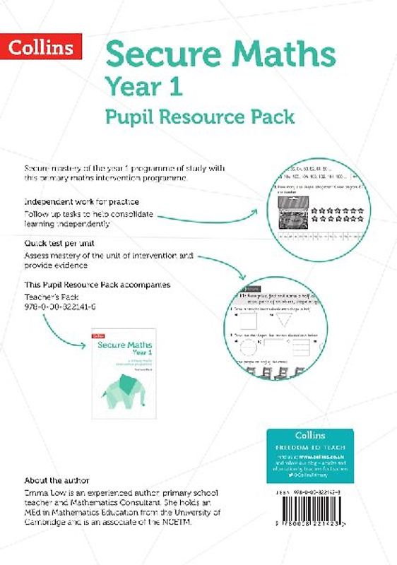 Secure Year 1 Maths Pupil Resource Pack