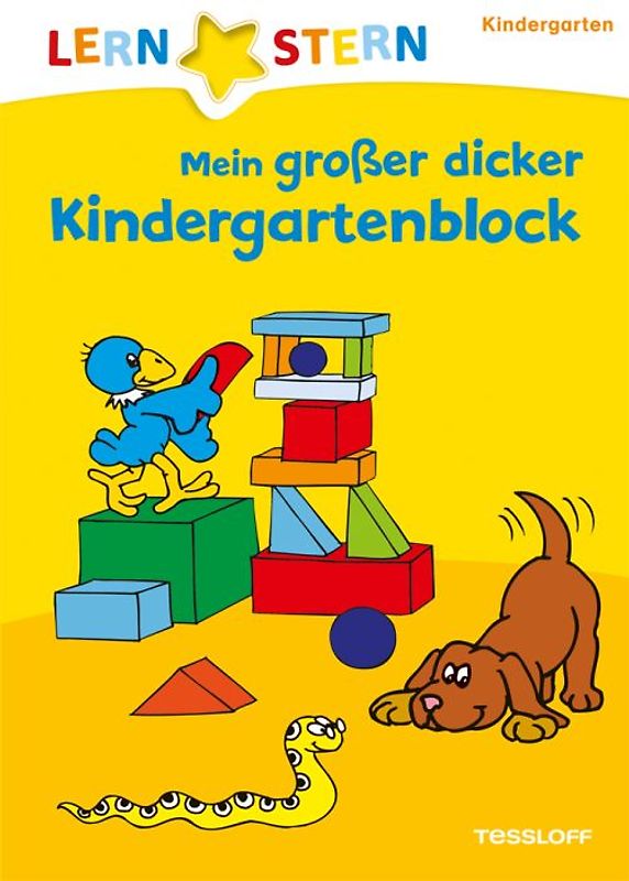 LERNSTERN Mein großer dicker Kindergarten-Block