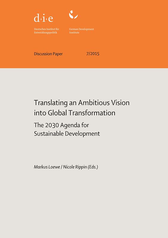 Translating an ambitious vision into global transformation