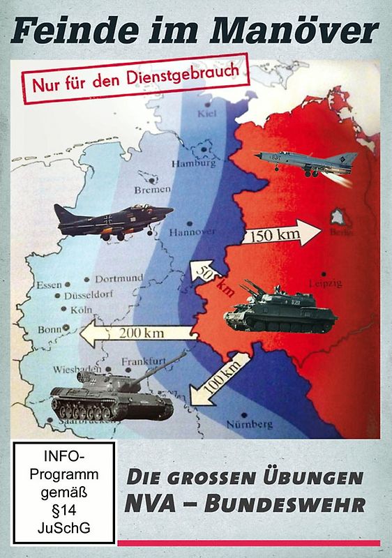 Feinde im Manöver - Die großen Übungen: NVA - Bundeswehr [2 DVDs] DVD