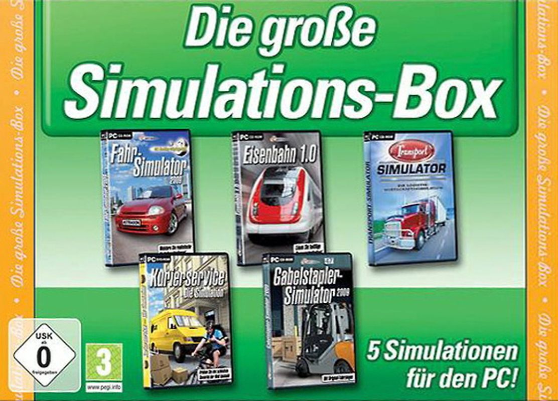Die große Simulations-Box PC Spiele