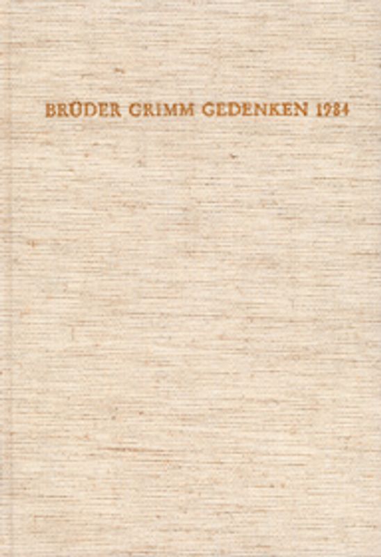 Brüder Grimm Gedenken. Band 4