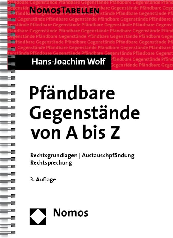 Pfändbare Gegenstände von A bis Z