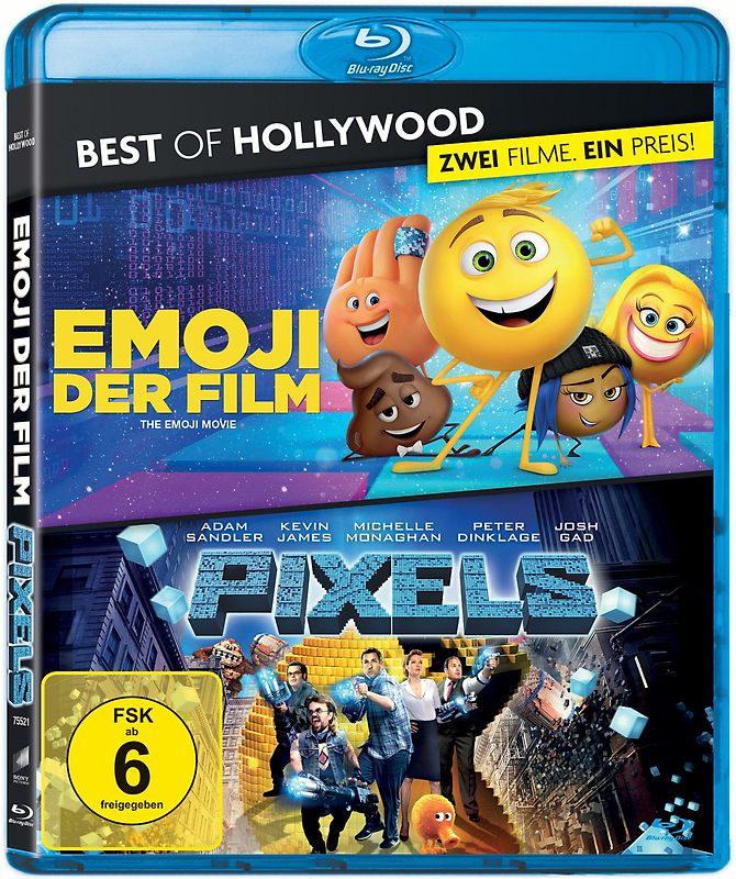 Best of Hollywood - 2 Movie Collector's Pack: Emoji - Der Film / Pixels [2 Discs] Blu-ray Disc
