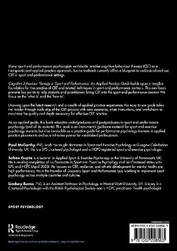 Cognitive Behaviour Therapy in Sport and Performance