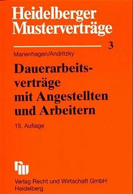 Dauerarbeitsverträge mit Angestellten und Arbeitern