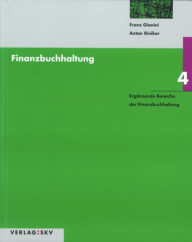 Finanzbuchhaltung / Ergänzende Bereiche der Finanzbuchhaltung
