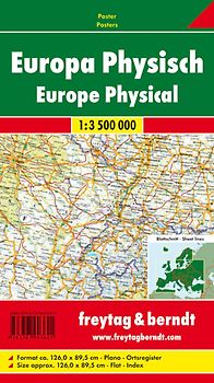 freytag & berndt Poster Europa physisch 1:3,5 Mio.