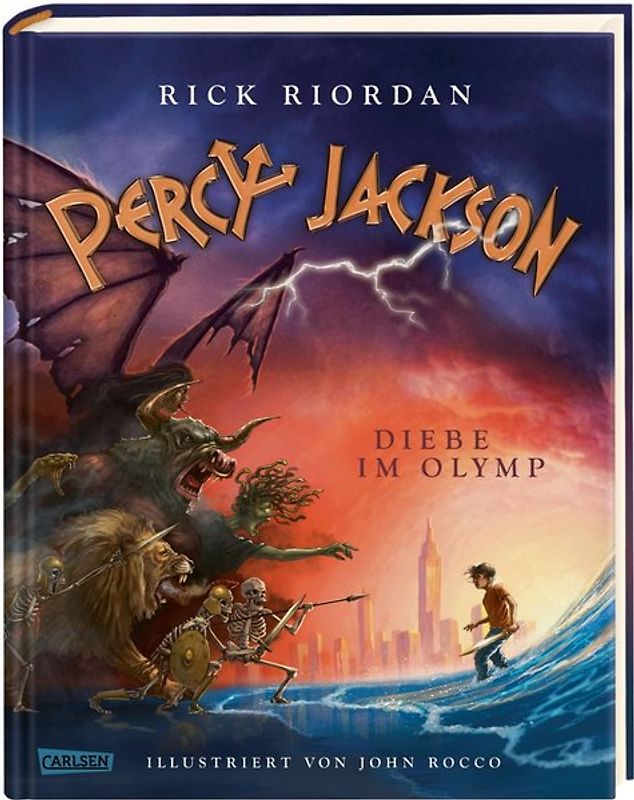 Percy Jackson 1: Diebe im Olymp (farbig illustrierte Schmuckausgabe)