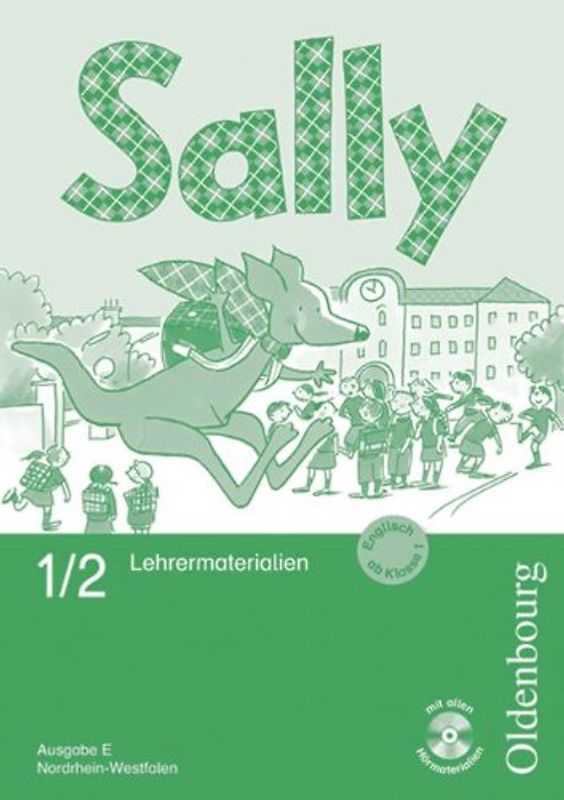 Sally E 1/2 Lehrermaterialien mit 2 Audio-CDs. Lehrwerk für den Englischunterricht ab Klasse 1