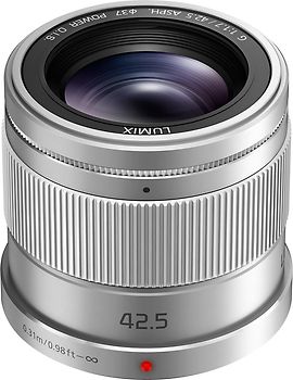 Panasonic Lumix G 42,5 mm F1.7 ASPH. POWER O.I.S. 37 mm Objectif (adapté à Micro Four Thirds) argent