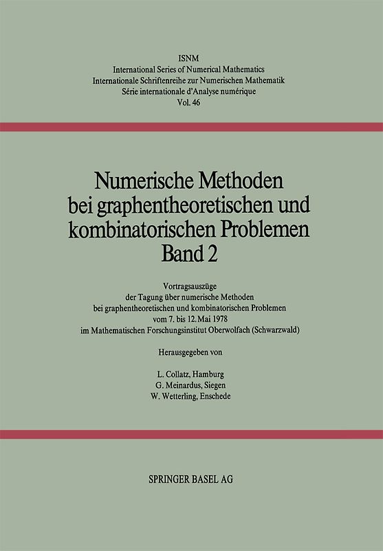 Numerische Methoden bei graphentheoretischen und kombinatorischen Problemen