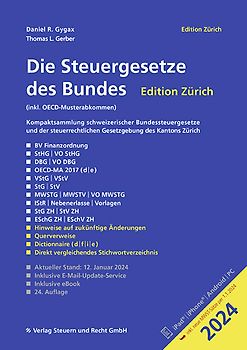 Die Steuergesetze des Bundes – Edition Zürich 2024