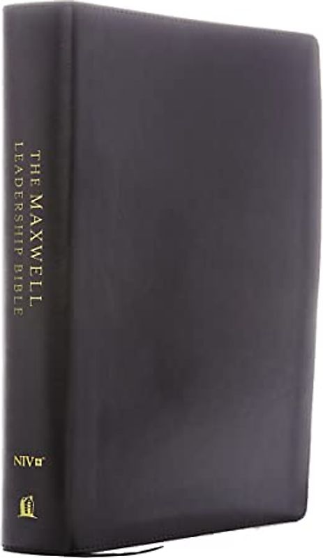 Niv, Maxwell Leadership Bible, 3rd Edition, Premium Bonded Leather, Burgundy, Comfort Print