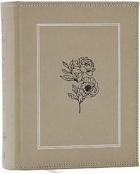 Nkjv, Journal the Word Bible, Large Print: Reflect, Journal or Create Art Next to Your Favorite Verses (Stone Leathersoft Over Board, Red Letter)