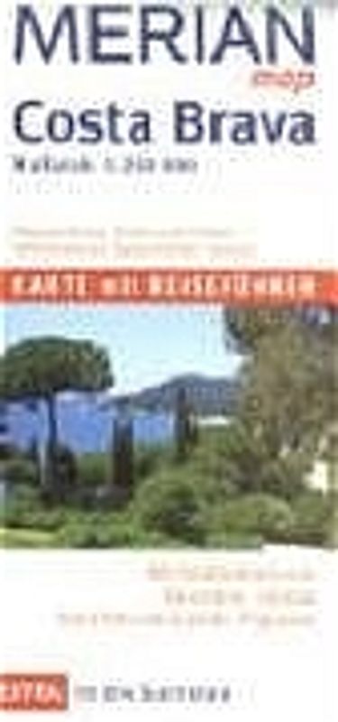 Costa Brava Karte mit Reiseführer