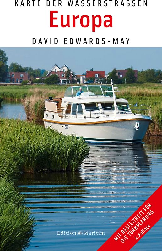 Karte der Wasserstraßen Europa