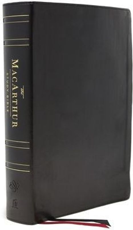Esv, MacArthur Study Bible, 2nd Edition, Genuine Leather, Black