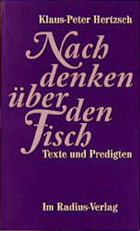 Nachdenken über den Fisch