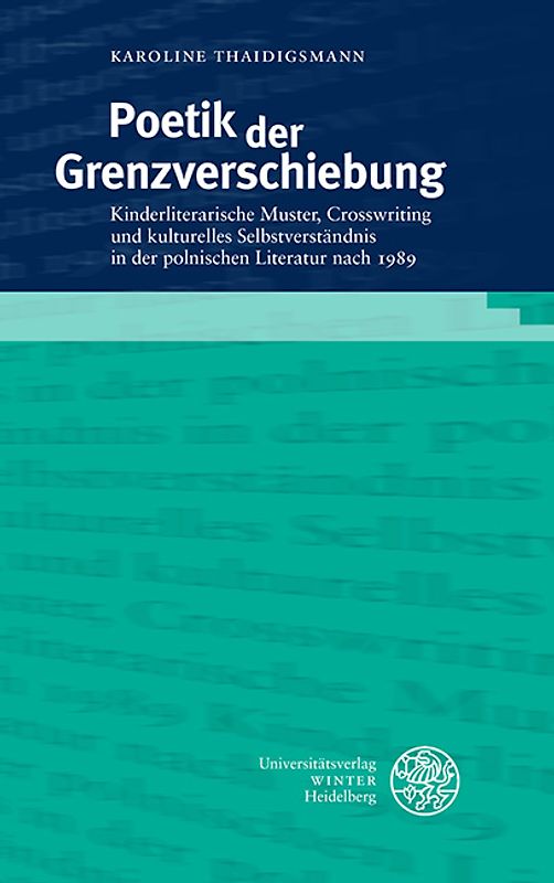 Poetik der Grenzverschiebung