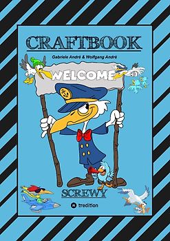 CRAFTBOOK - TOTAL VERRÜCKT - SCREWY MOTIVE - LUSTIG - SPASS - UNTERHALTSAM - KNIFFLIGE RÄTSEL - TIERE - MENSCHEN - ORTE - FREIZEIT - SPASSIG
