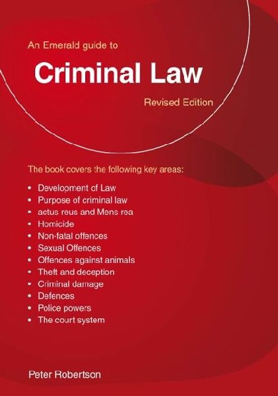 An Emerald Guide to Criminal Law