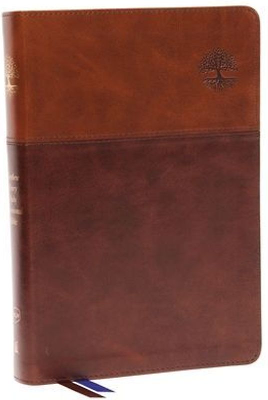 Nkjv, Matthew Henry Daily Devotional Bible, Leathersoft, Brown, Red Letter, Thumb Indexed, Comfort Print