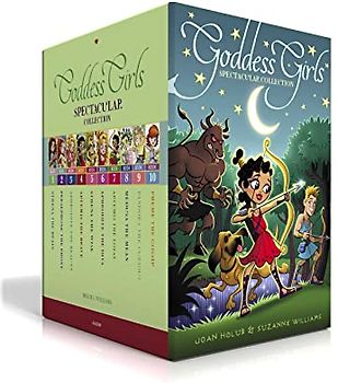 Goddess Girls Spectacular Collection (Boxed Set): Athena the Brain; Persephone the Phony; Aphrodite the Beauty; Artemis the Brave; Athena the Wise; ... Mean; Pandora the Curious; Pheme the Gossip