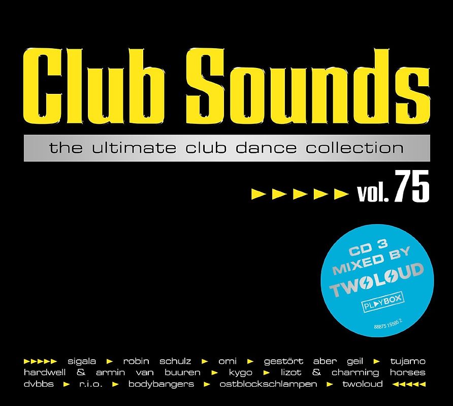 Club Sounds - The Ultimate Club Dance Collection Vol.75 [3 CDs]