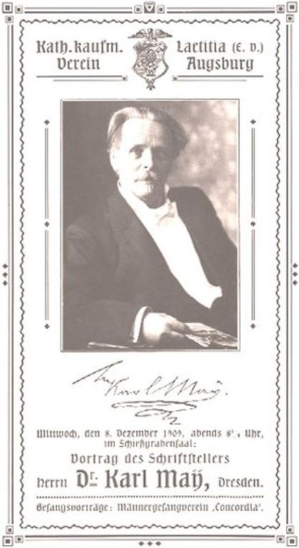 Karl Mays Augsburger Vortrag (9. Dezember 1909)