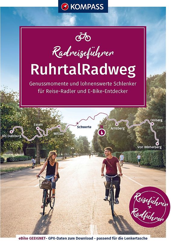 KOMPASS Radreiseführer RuhrtalRadweg