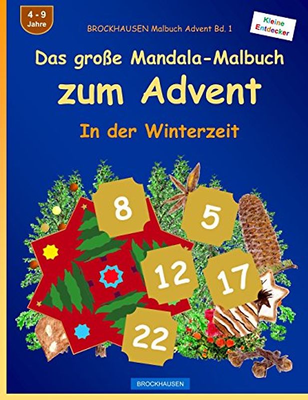 BROCKHAUSEN Malbuch Advent Bd. 1 - Das große Mandala-Malbuch zum Advent: In der Winterzeit